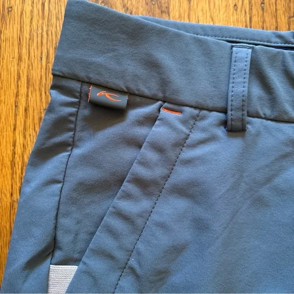 KJUS Golf Pant Womens 34 XS Steel Blue Ikala 7/8 Treggings Pull On Ankle Length - Picture 10 of 16